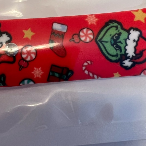 Christmas Grinch silicone adjustable Apple Watch band red green 38/40/41mm NWT - Picture 7 of 12
